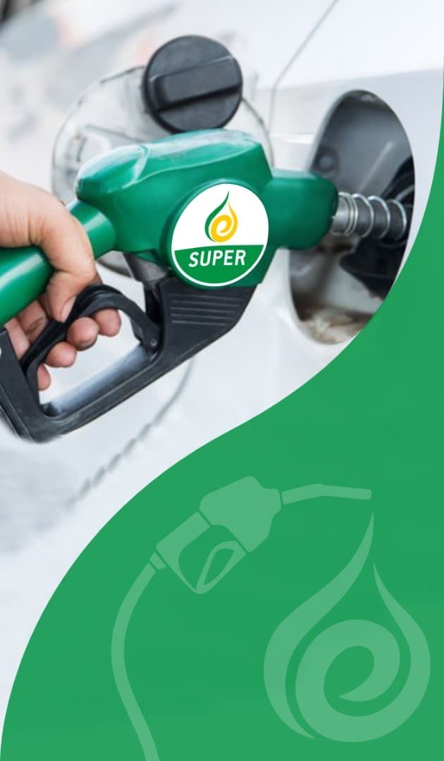 Life Energy Super (PMS) petrol pump nozzle fuelling a car